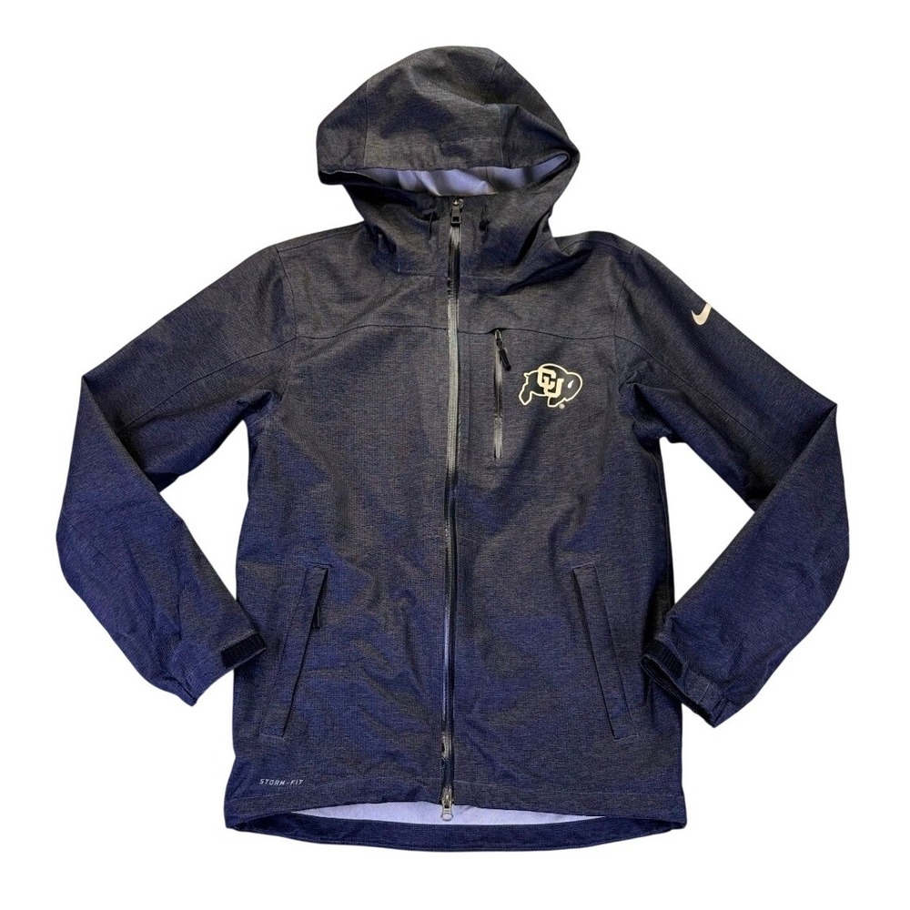 Nike Storm-FIT Colorado Buffaloes Hooded Jacket Grey Mens XS Full Zip CU Logo